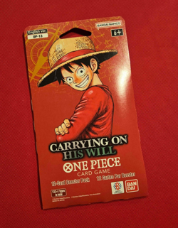 One Piece Carrying On His Will Sleeved Booster Pack (OP-13) FACTORY SEALED - Image 1