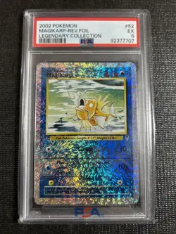 Magikarp Legendary Collection Reverse Holo #52 PSA 5 - Image 1