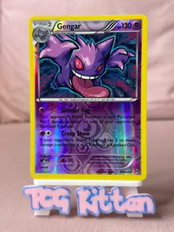 Gengar 60/162 Card 'B' XY Breakthrough Reverse Holo Rare LP/NM TCGKITTEN - Image 1
