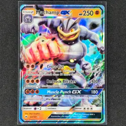 Machamp GX - 64/147 - Ultra Rare - Burning Shadows - Pokemon Card - MP - Image 1
