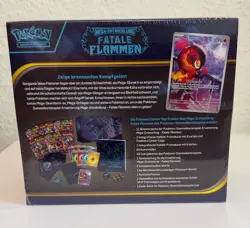 Pokemon Fatale Flammen Pokemon Center Top-Trainer-Box Neu OVP Deutsch Case Riss - Image 2