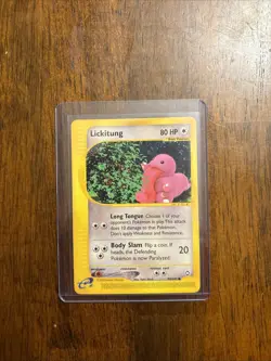 Lickitung 90/147 Pokemon TCG E-Series Aquapolis Common Card - Image 1