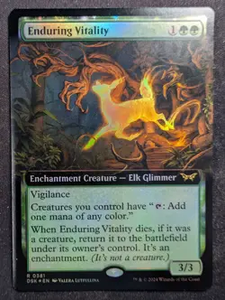 Enduring Vitality - Foil Extended - Duskmourn House of Horror (MTG) - Image 1