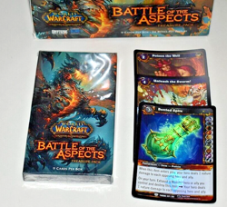 WoW TCG Battle of the Aspects Treasure Pack (9 cards per box booster) + 3 promos - Image 2