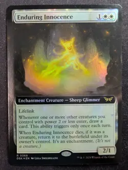 Enduring Innocence - Foil Extended - Duskmourn House of Horror (MTG) - Image 1