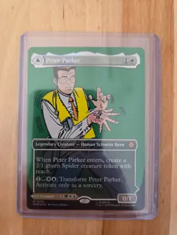 Magic: The Gathering Marvel Amazing Spider-Man Peter Parker Foil Mythic #0232 MT - Image 1