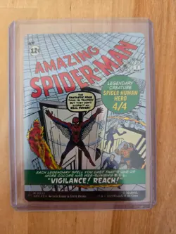 Magic: The Gathering Marvel Amazing Spider-Man Peter Parker Foil Mythic #0232 MT - Image 2