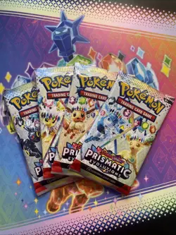 Pokemon Prismatic Evolutions Booster Pack - 10 Cards/Pack Random Art SEALED 1x - Image 1