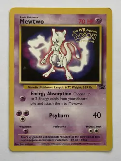 Pokemon Pikachu #4 Mewtwo #3 WB Movie Promo Lot WOTC Black Star Promo - Image 5