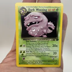 Dark Weezing Holo Rare Team Rocket 14/82 Pokemon TCG NM - Image 3