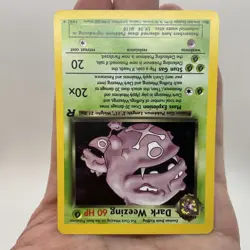 Dark Weezing Holo Rare Team Rocket 14/82 Pokemon TCG NM - Image 4