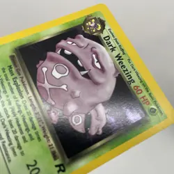 Dark Weezing Holo Rare Team Rocket 14/82 Pokemon TCG NM - Image 5