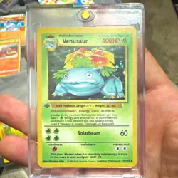 Wizards of the Coast Venusaur 15/102 Base Set Holo Rare 100 HP English 1999 - Image 1