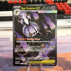 2026 POKEMON PITCH BLACK MEGA CHANDELURE EX SIR 115/084 ⭐ PSA 10 Contender ⭐ - Image 1