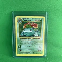 1999 Pokemon Venusaur Holo Rare SHADOWLESS Card 15/102 Base Set (see pictures) - Image 1