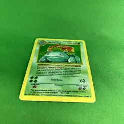 1999 Pokemon Venusaur Holo Rare SHADOWLESS Card 15/102 Base Set (see pictures) - Image 5