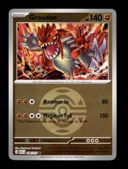 Groudon (Dusk Ball) 108/217 Rare Ascended Heroes Pokemon Reverse Holo Near Mint - Image 1