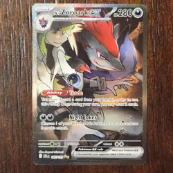N's Zoroark ex 185/159 Journey Together Pokemon Holo - Image 1