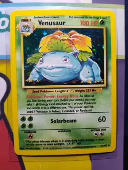 1999 Wizards of the Coast Venusaur 15/102 Base Set Holo Unlimited EN - Image 1