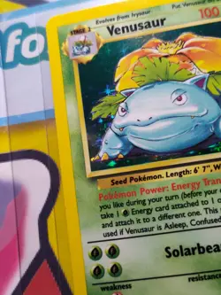 1999 Wizards of the Coast Venusaur 15/102 Base Set Holo Unlimited EN - Image 2