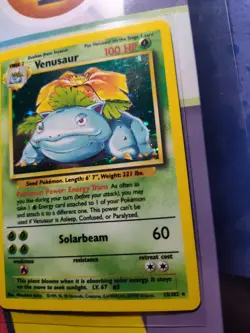 1999 Wizards of the Coast Venusaur 15/102 Base Set Holo Unlimited EN - Image 3