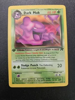 Pokemon 1st Edition Team Rocket Dark Muk 41/82 NEAR MINT - Image 1
