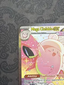 Pokemon TCG Mega Clefable EX 119/088 SIR Perfect Order Holo B - Image 4