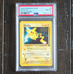 Pokemon 1999 Movie Promo Pikachu (Movie) Promo Regular #4 PSA 8 - Image 1