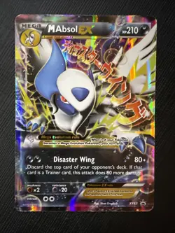 M Absol EX XY63 Promo XY Black Star Promos Pokemon MP - Image 1