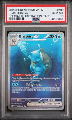 2023 Pokemon 151 PSA 10 Venusaur Charizard Blastoise EX Set Framed UV Protection - Image 3