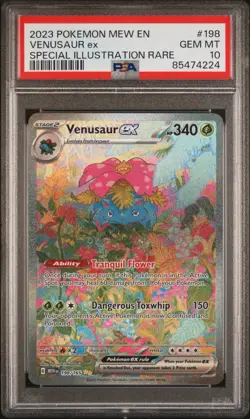 2023 Pokemon 151 PSA 10 Venusaur Charizard Blastoise EX Set Framed UV Protection - Image 4