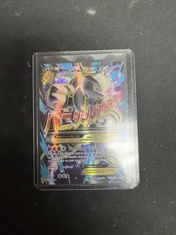 Pokemon TCG M Mewtwo EX Full Art 159/162 Breakthrough NM Condition - Image 1