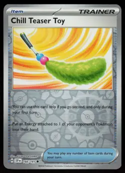 Chill Teaser Toy 166/191 Uncommon Surging Sparks Pokemon Reverse Holo Near Mint - Image 1