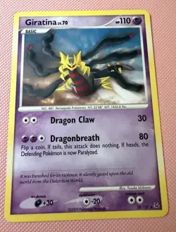 Giratina Lv.70 28/127 Platinum Rare Regular ENG 2009 - Image 1