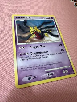Giratina Lv.70 28/127 Platinum Rare Regular ENG 2009 - Image 4