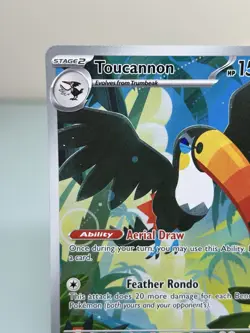 Pokemon TCG Pitch Black Toucannon 94/84 English Full Art Illustration Rare - Image 4
