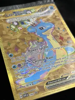 Pokemon *SEALED* Lapras ex 164 Sv: Scarlet & Violet Promo Cards Holo Stellar - Image 2