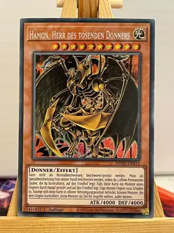 Hamon,Herr Des Tosenden Donners MP21-DE253 Secret Rare Deutsch NM YUGIOH - Image 1