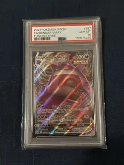 PSA 10 Gengar VMAX Fusion Strike 157/264 - Image 1