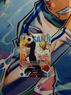 Sanji - Round1 X One Piece Card Game OP15-047 Promo Card - Image 1