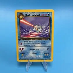 Pokemon Card Dark Golduck 1st Edition LP Team Rocket 37/82 - Image 1