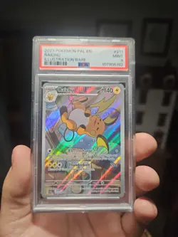 Raichu 211 Paldea Evolved Pokemon Card Illustration PSA 9 Rare - Image 3