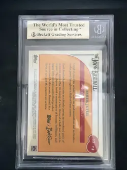 Derek Jeter #13 (2023) Topps X Bob Ross The Joy Of Baseball BGS 10 Pristine - Image 2