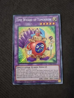 Time Wizard of Tomorrow DLCS-EN147 Secret Rare Yu-Gi-Oh Card Limited Edition NM - Image 1