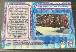 Topps Pokemon the Movie 2000 #40 The Fall of the Air-Ship Foil Blue Topps Logo - Image 2