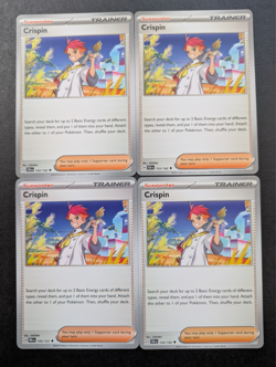 Pokemon TCG 4x Stellar Crown Crispin Playset Bundle - 131/142 - Image 1