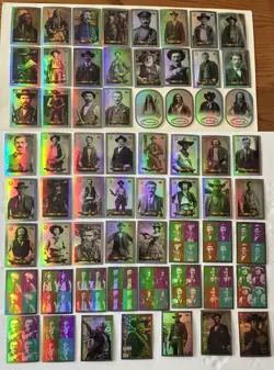 2025 Pieces of the Past Wild West Edition Lot of 63 different Single Cards - Image 1