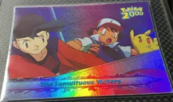 Topps Pokemon the Movie 2000 #30 The Tumultuous Waters Foil VHTF Blue Topps Logo - Image 2