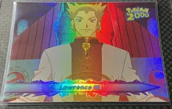 Topps Pokemon the Movie 2000 #14 Lawrence III Foil VHTF Blue Topps Logo - Image 1