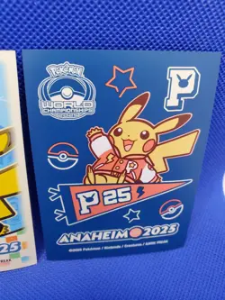 Pokemon World Championships 2025 Anaheim 3 Individual Card Sleeves Lot Pikachu - Image 4